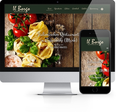 Webdesign Referenz - Restaurant Il Borgo