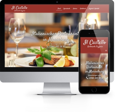 Webdesign Referenz - Restaurant Il Castello